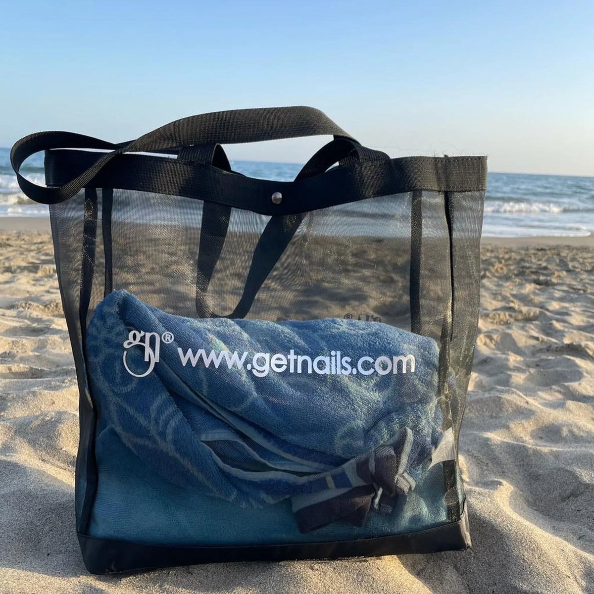 Fashion Bag Black/Silver Get Nails | Mesh Bag