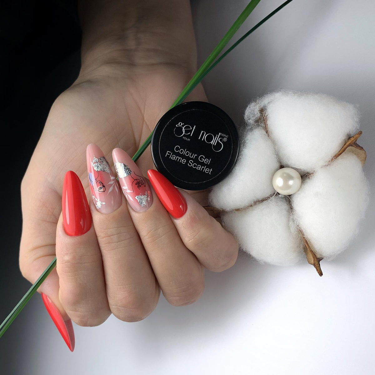 Flame Scarlet Colour Gel | UV/LED Coloured Gel