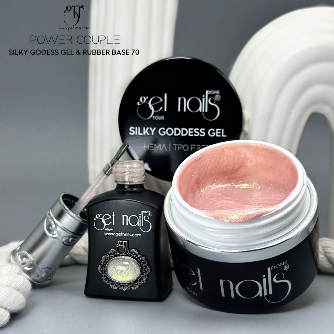 Power Couple Silky Goddess | Gel de construction + Base Rubber