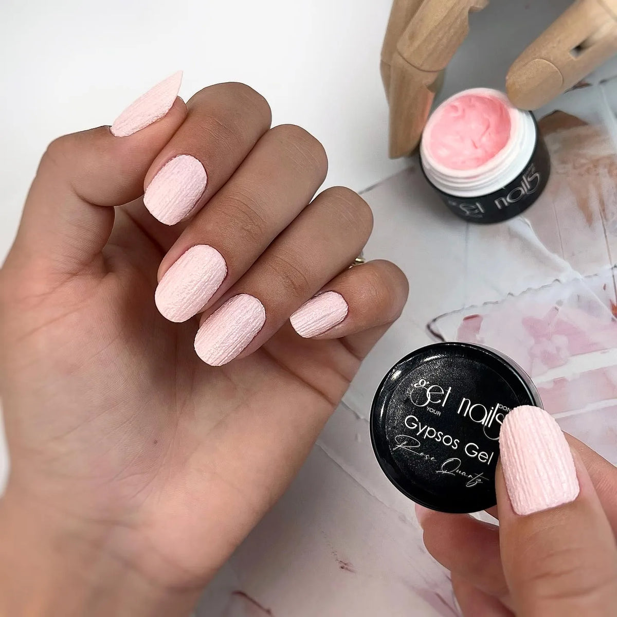 Gypsos Gel Rose Quartz 5g
