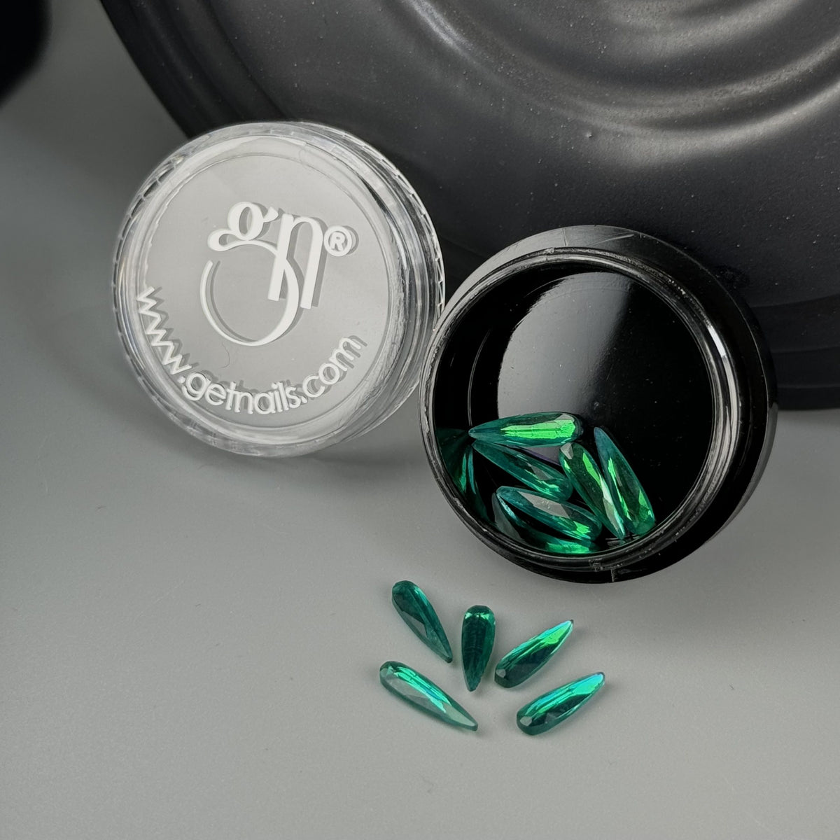 Ice Crystal Emerald AB, 10 pcs. GN