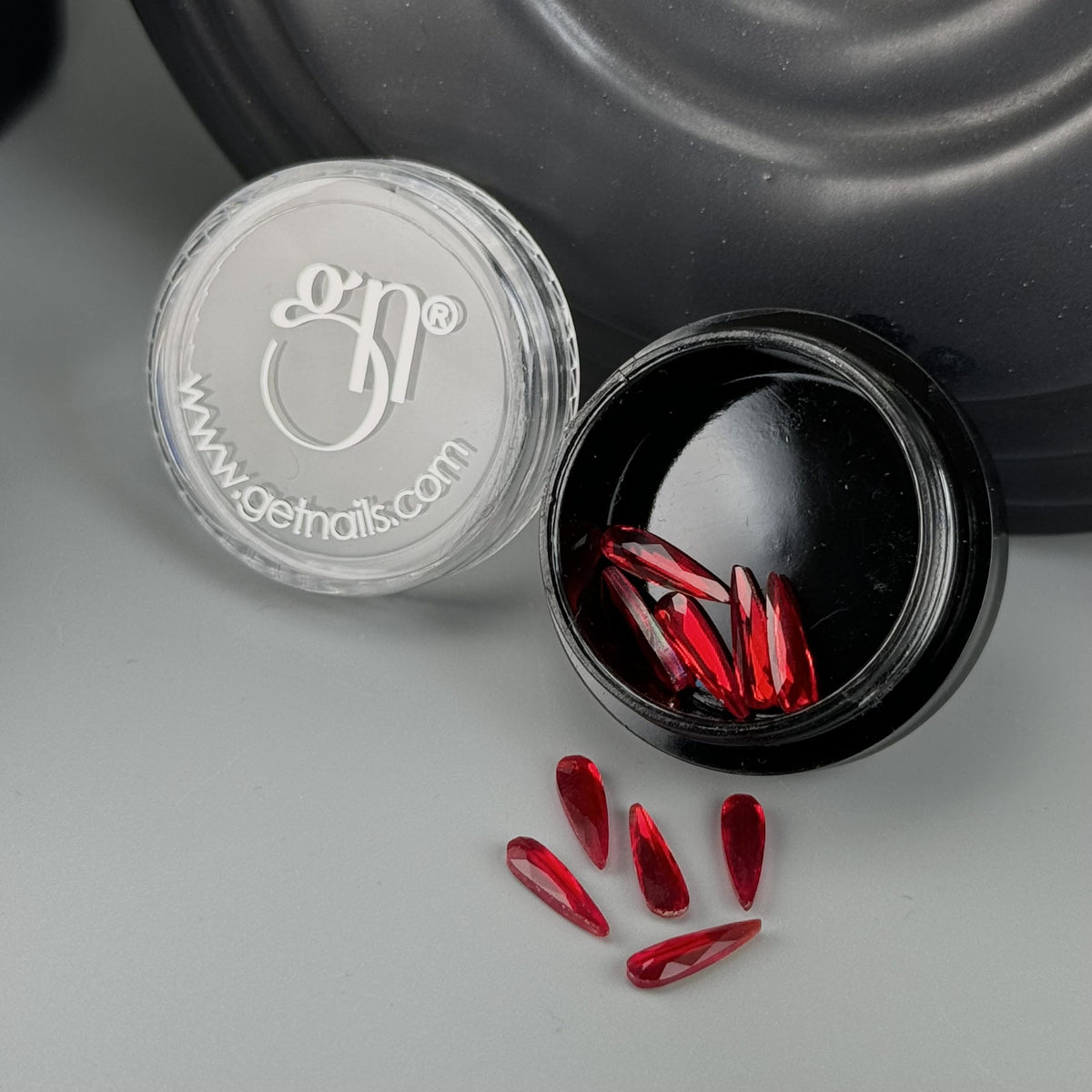 Cristal de glace rouge AB, 10 pièces
