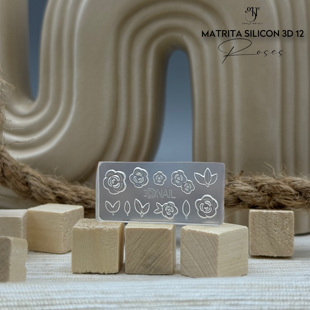 Matrita Silicon 3D 12 Roses