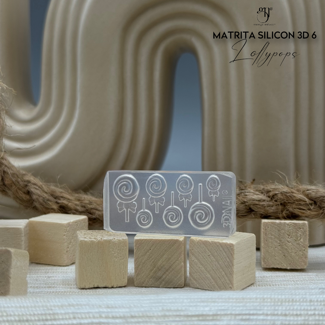 Matrita Silicon 3D 6 Lollypops