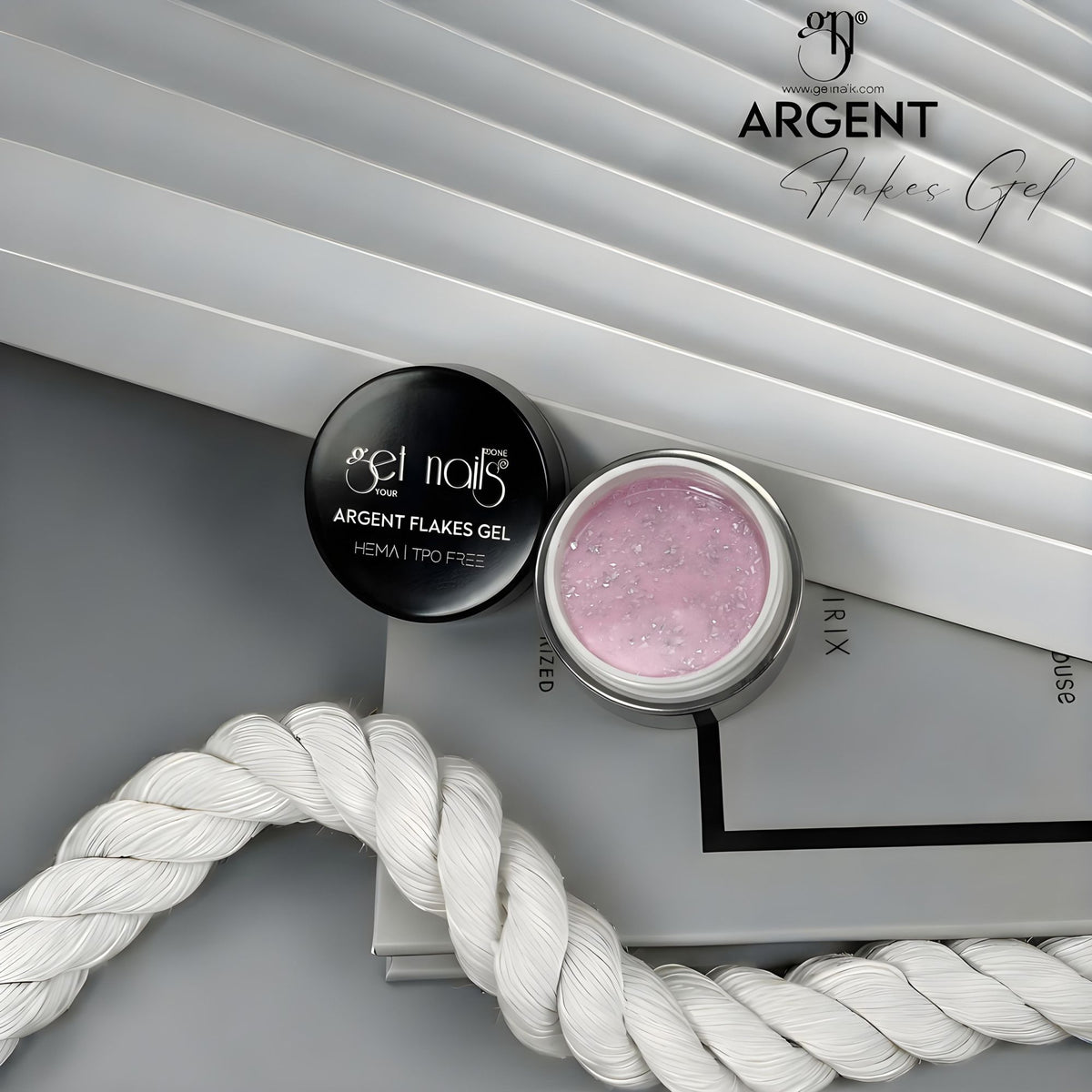 Mostra Argent Flakes Gel