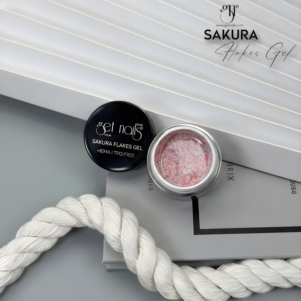Mostra Sakura Flakes Gel | Gel Constructie Autonivelant HEMA Free