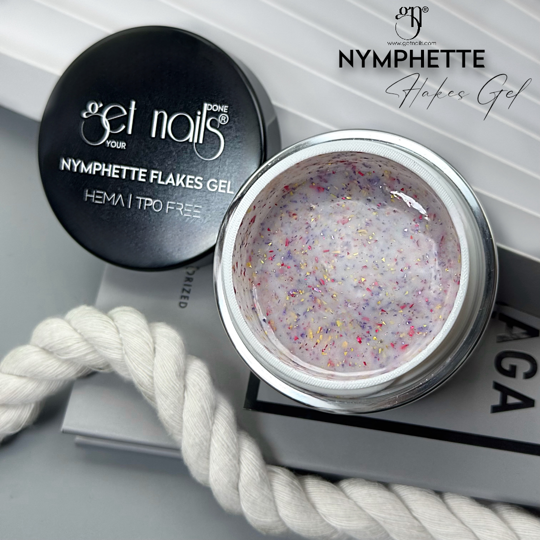 Nymphette Flakes Gel | Gel Constructie Autonivelant HEMA Free