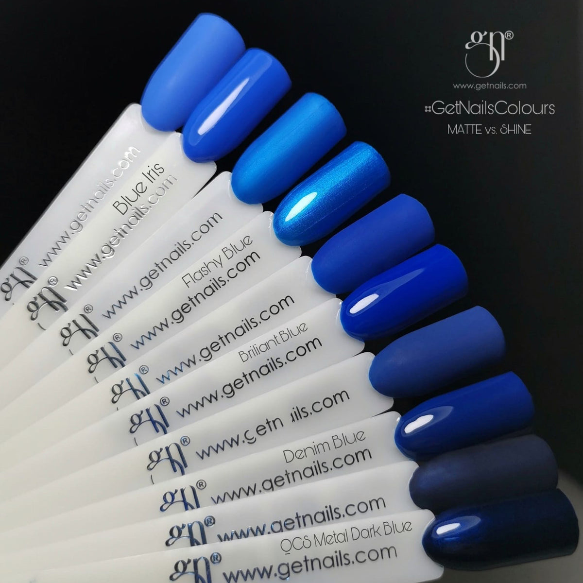 Gel de couleur Blue Iris | Gel Couleur UV/LED