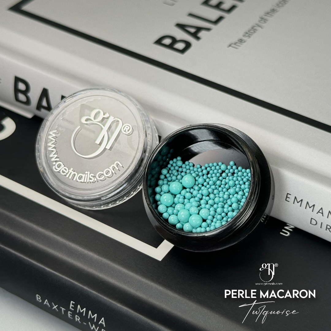 Turquoise Macaron Beads 10g GN