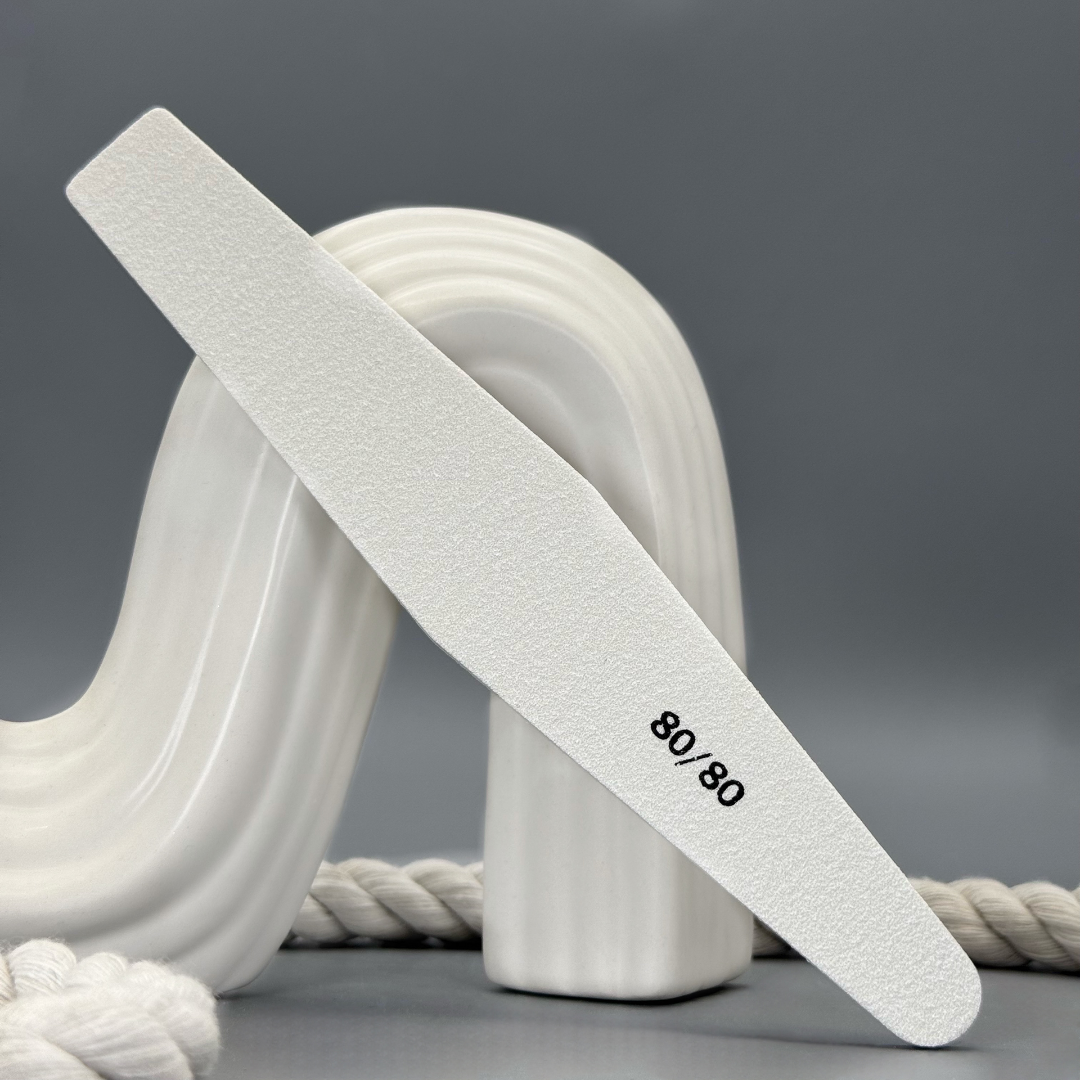 Speedy White Trapezoid File 80/80 Professional File