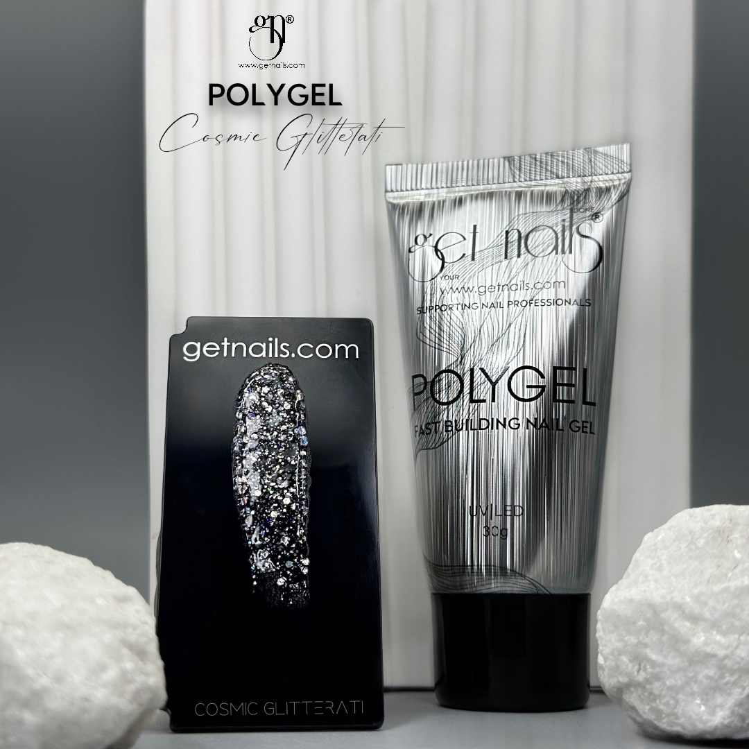 Polygel Get Nails - Cosmic Glitterati, 30 g