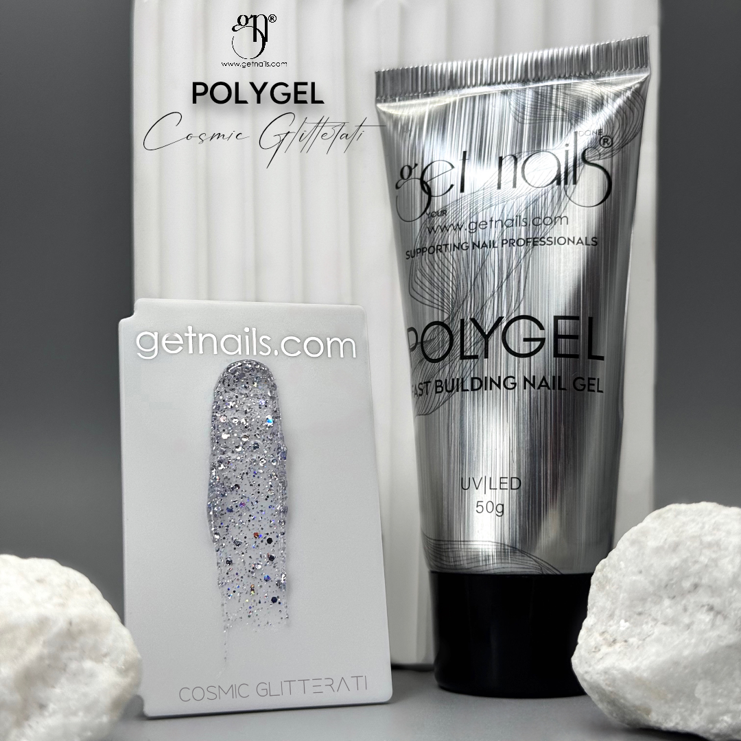 Polygel Get Nails - Cosmic Glitterati, 50 g