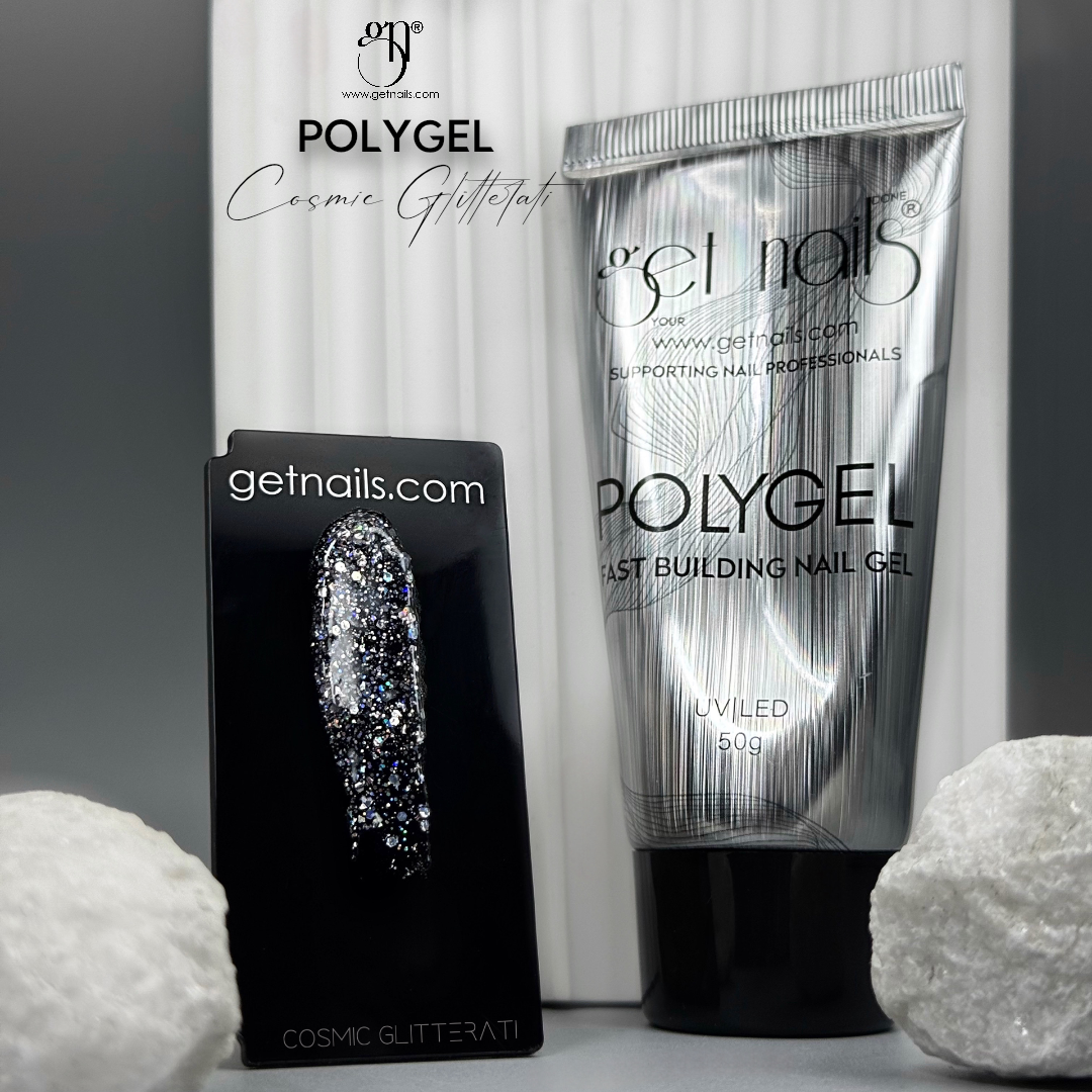 Polygel Get Nails - Cosmic Glitterati, 50 g