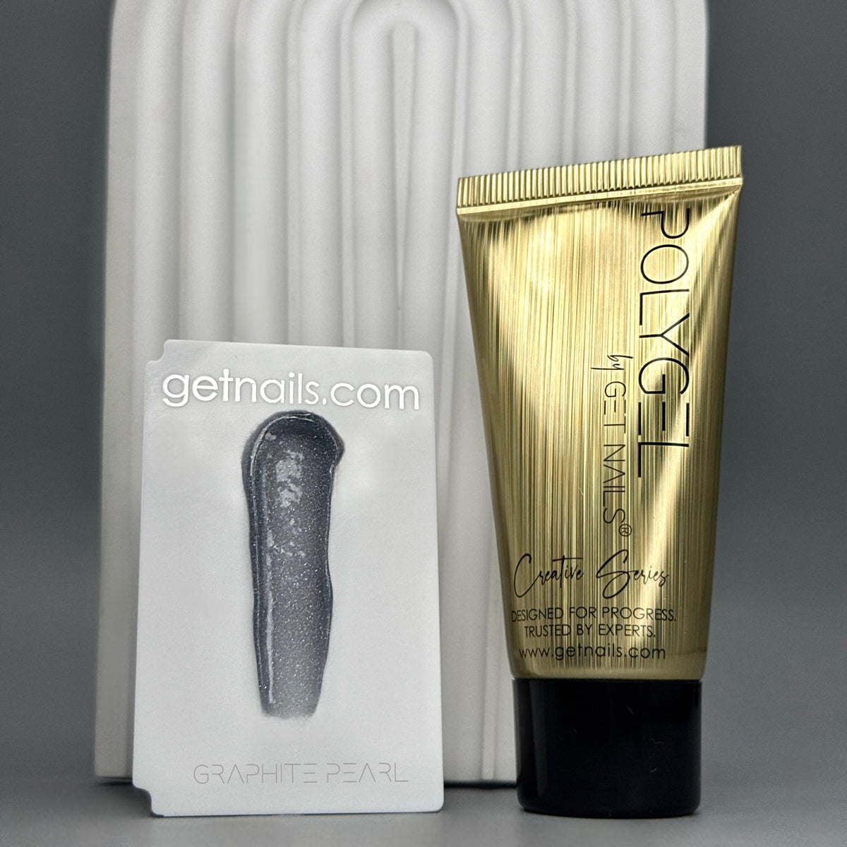Polygel Get Nails - Graphite Pearl, 30 g