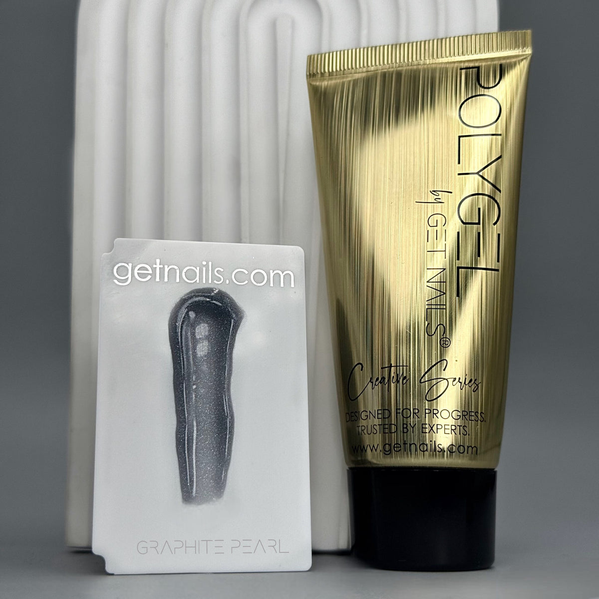 Polygel Get Nails - Graphite Pearl, 50 g