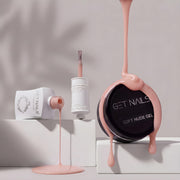 Power Couple Soft Nude | Builder Gel + Rubber Base