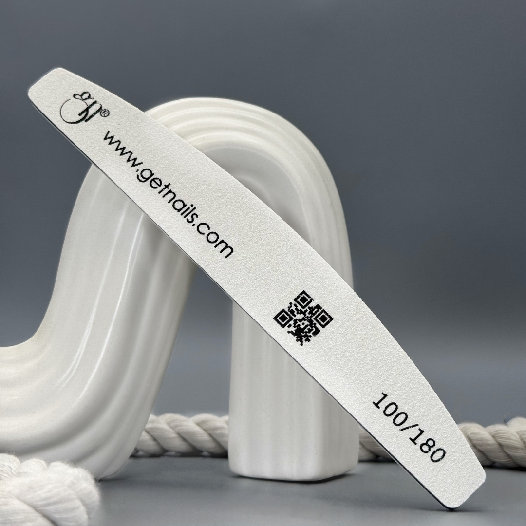 Lime professionnelle demi-lune Pro File White 100/180