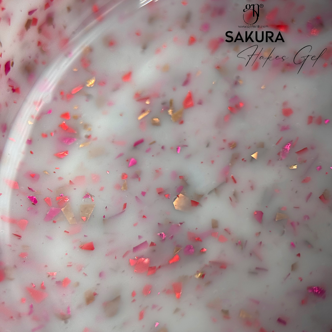 Sakura Flakes Gel | Gel Constructie Autonivelant HEMA Free