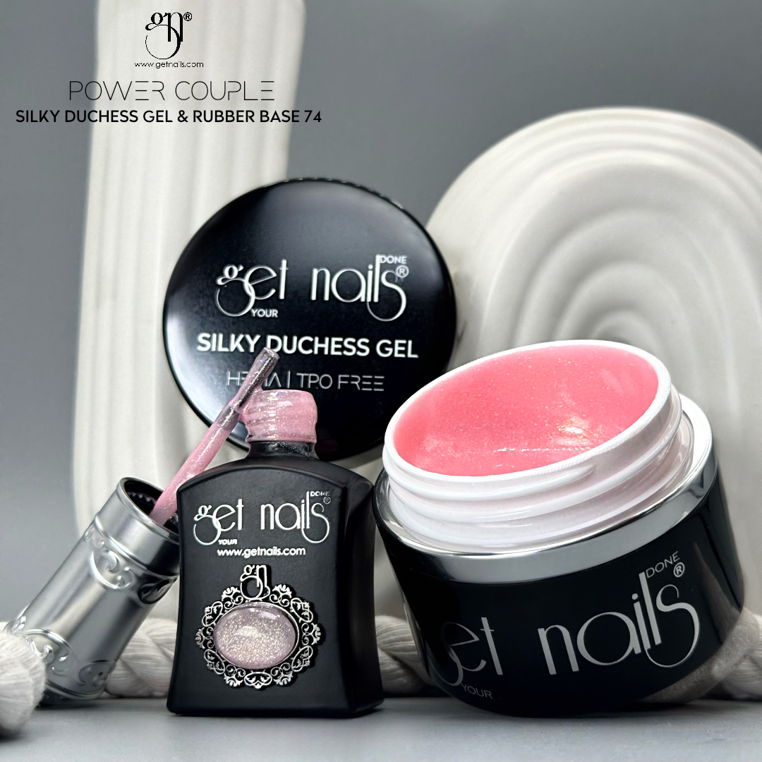 Power Couple Silky Duchess | Gel de construction + Base Rubber