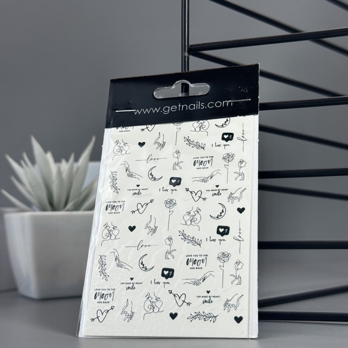 Sticker Art Tattoo 27 GN Love