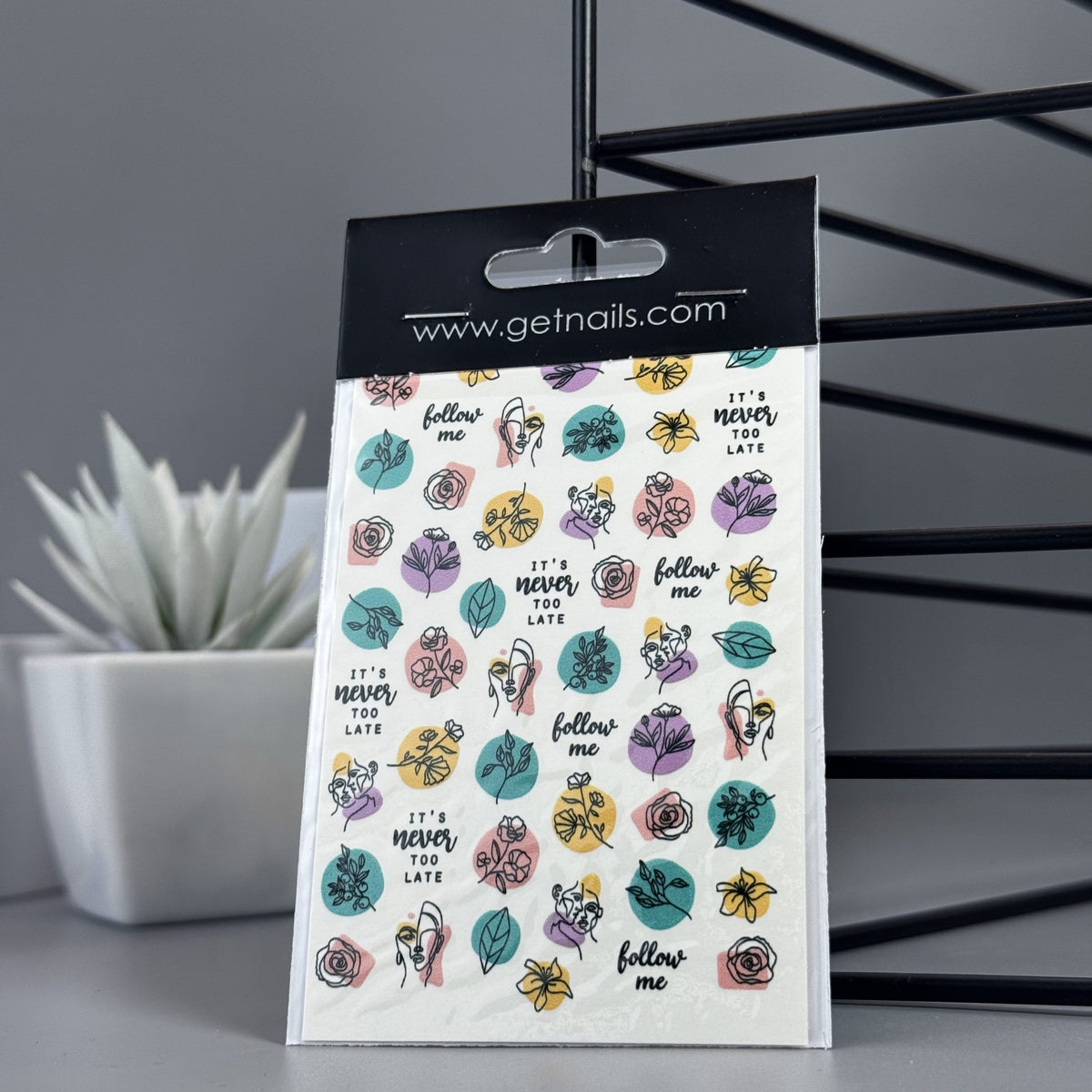 Sticker Art Tattoo 36 GN Floral Faces