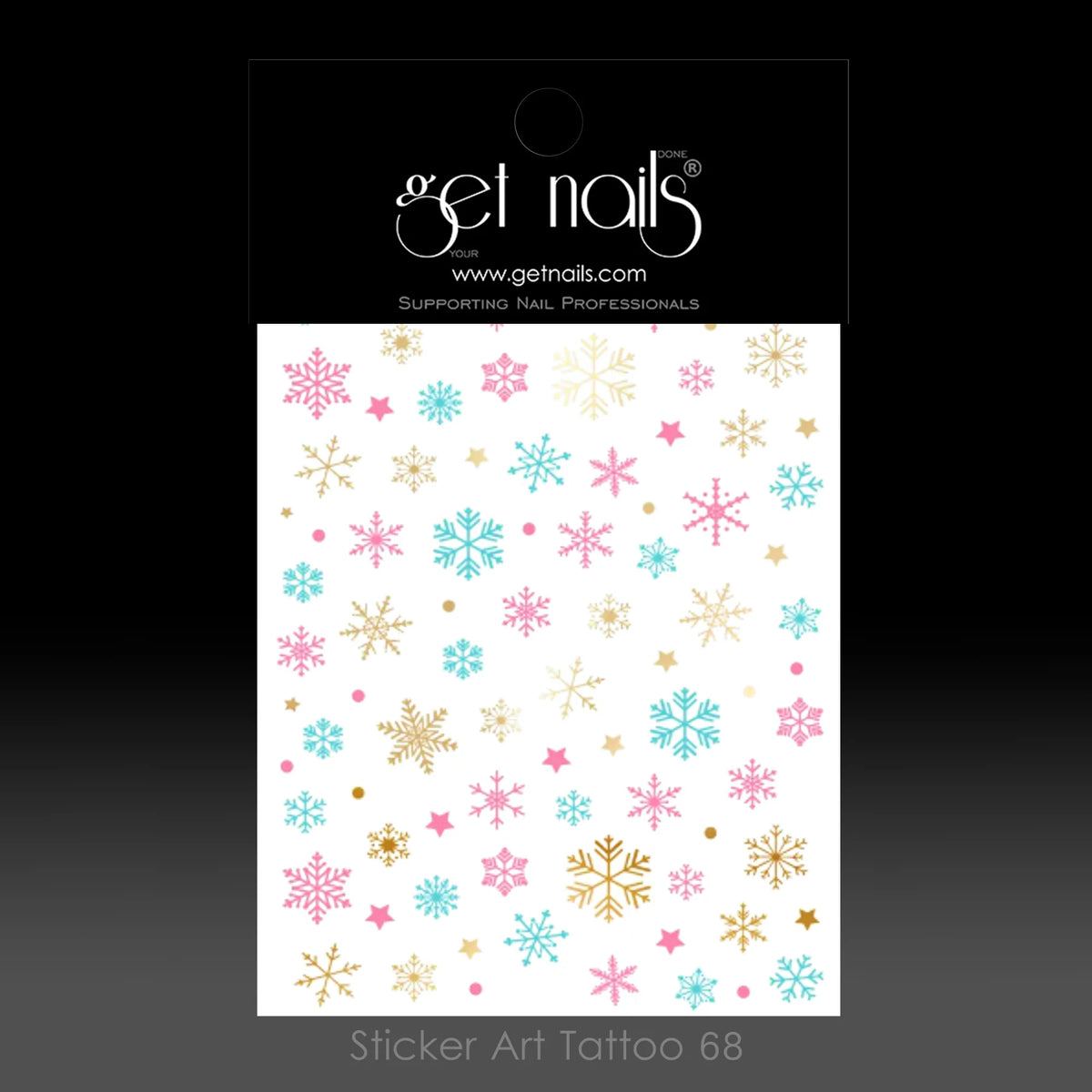 Sticker Art Tattoo 68 Barbie Flocons de neige GN
