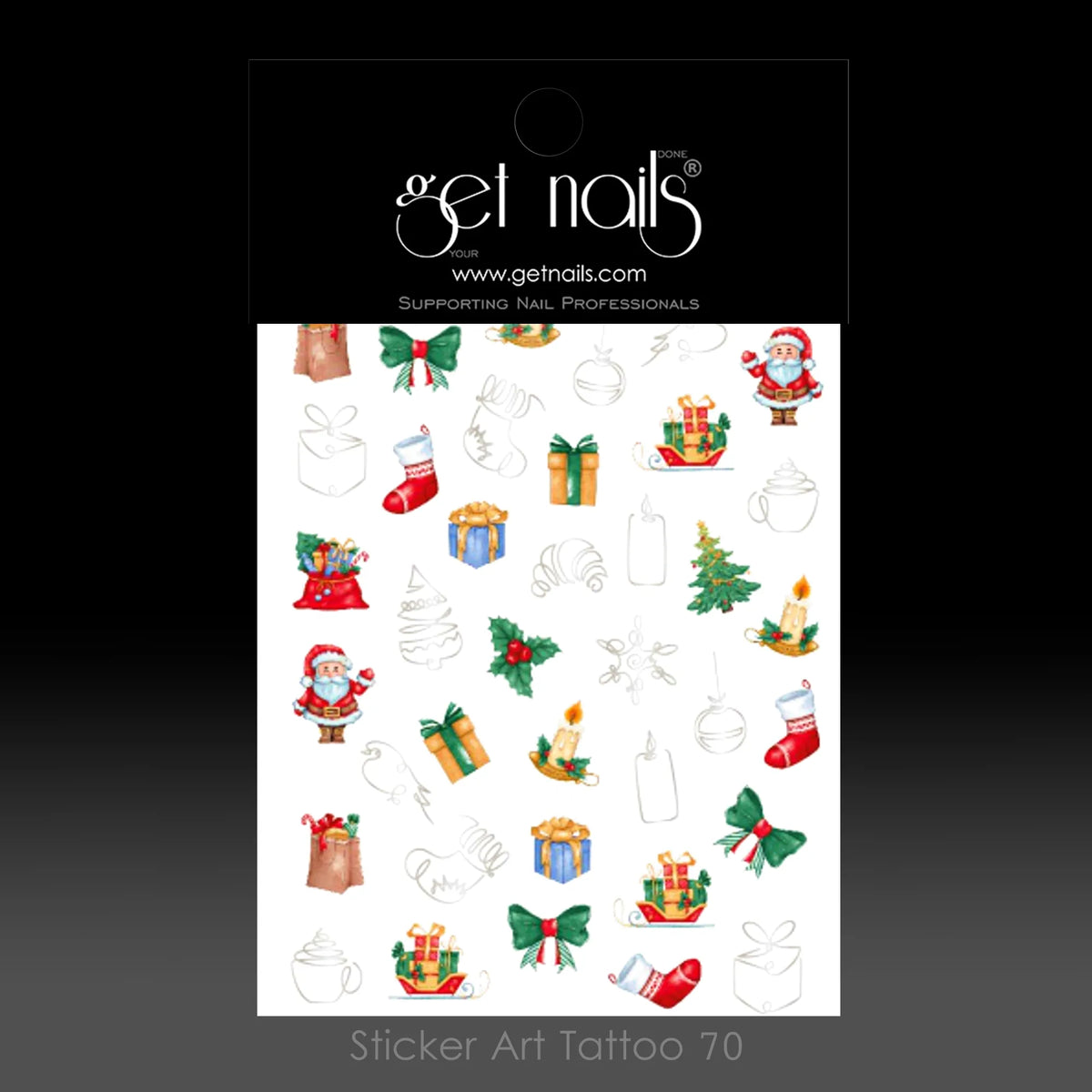 Sticker Art Tattoo 70 Santa's Faves GN
