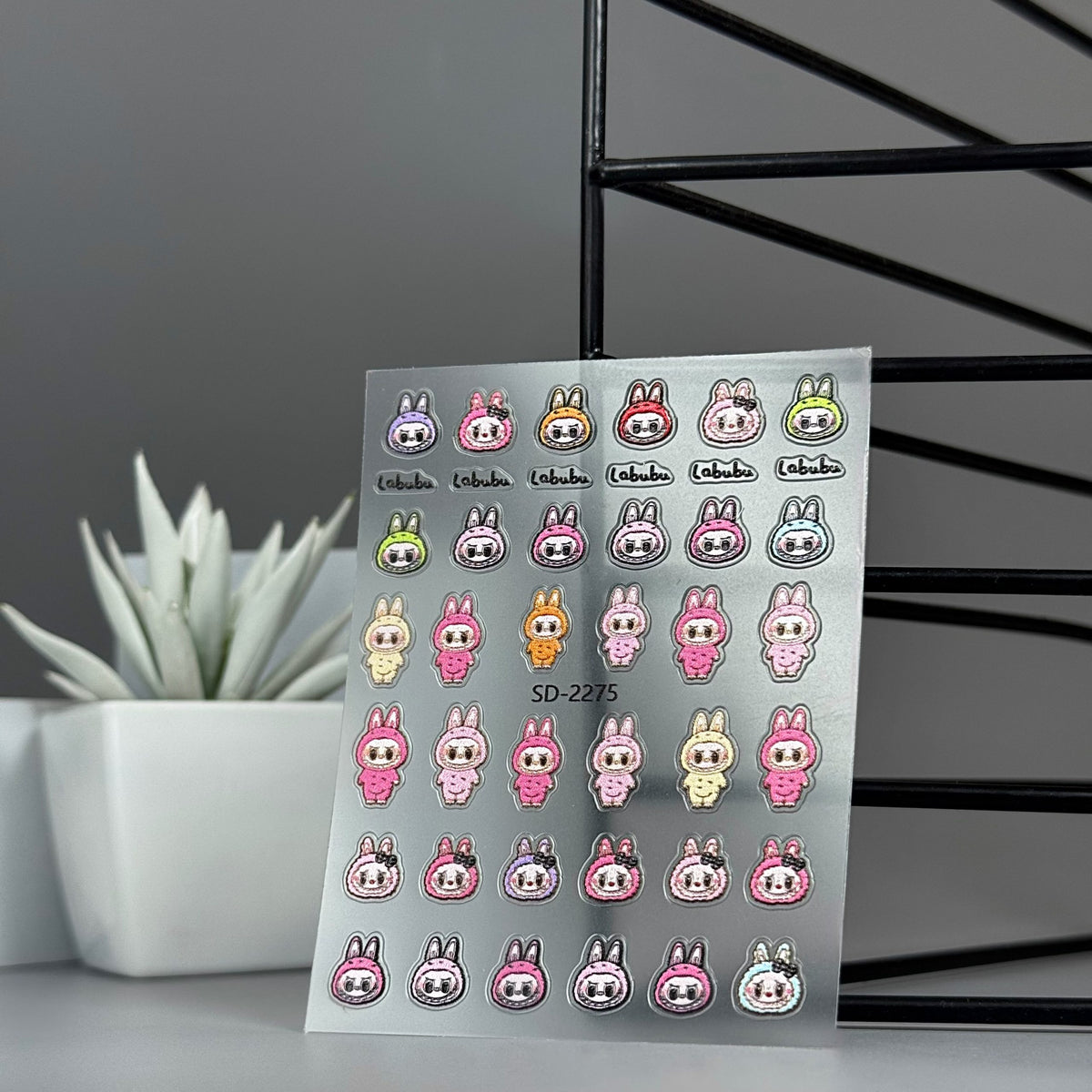 3D Nail Art Stickers 56 LABUBU Icons