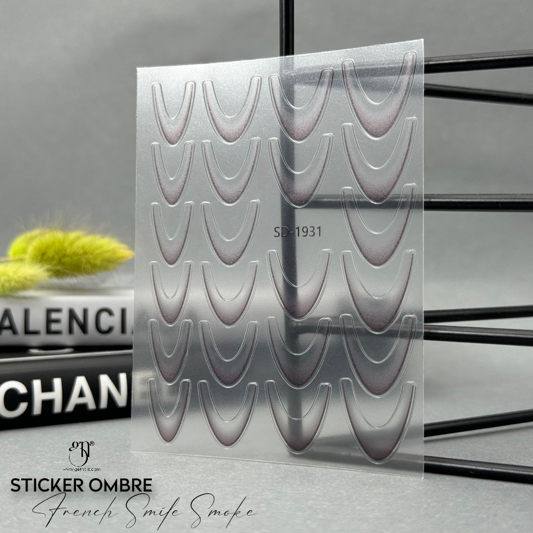 Ombre French Smile Smoke GN Sticker