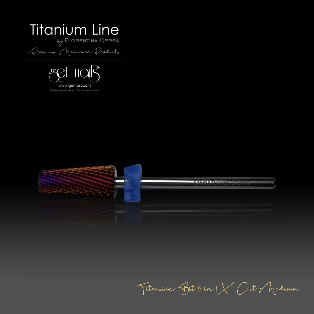 Embout Titanium 5 en 1 X-Cut Medium GN