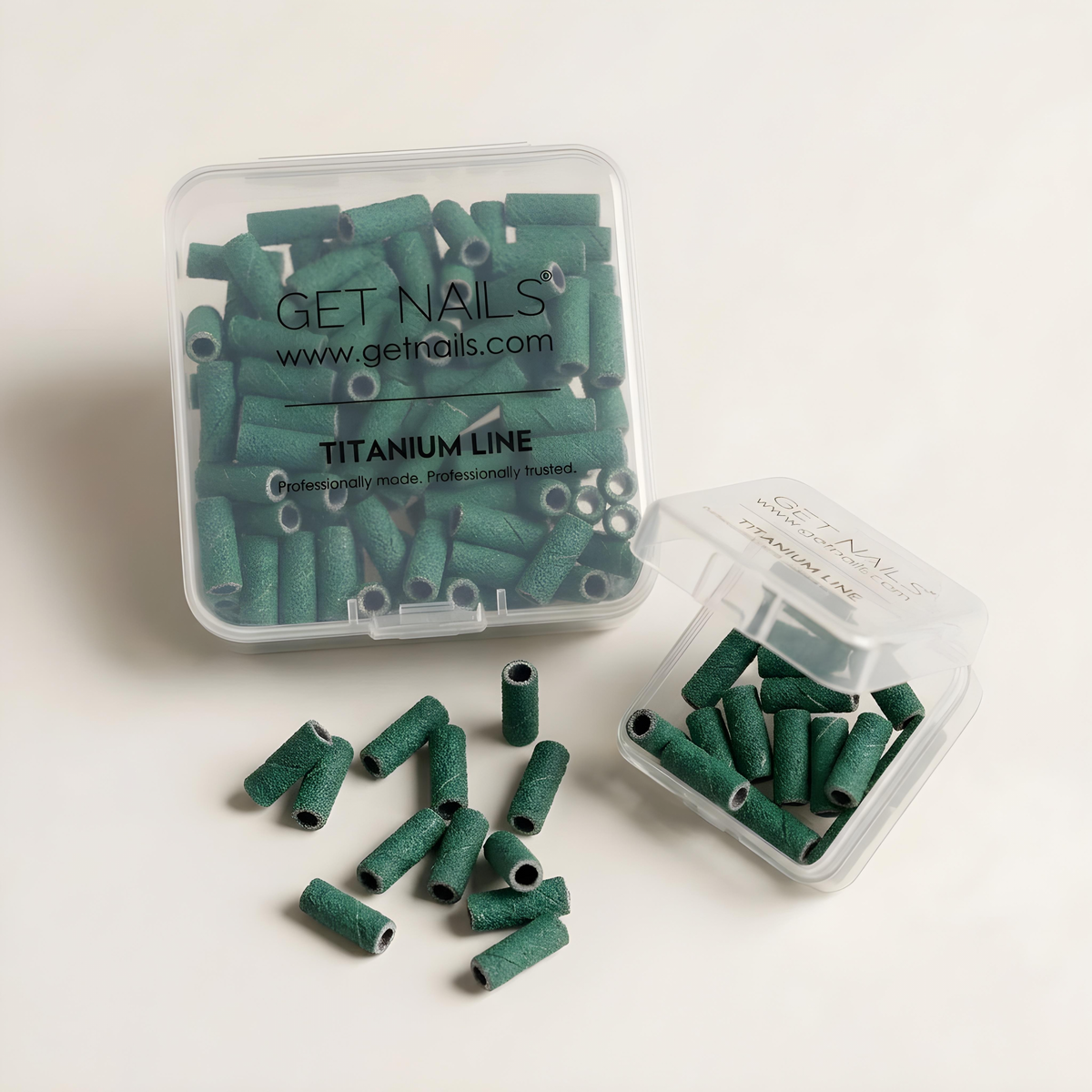 Titanium Slim Sanding Band Long Life Green #180, 20 pcs. | Sanding Rolls