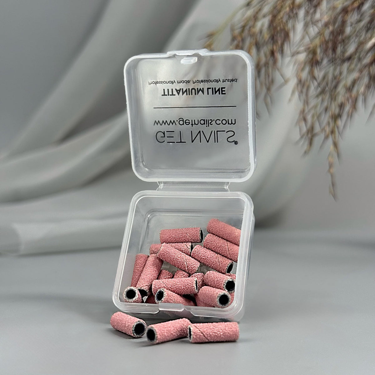 Titanium Slim Sanding Band Long Life Pink #100, 20 pcs. | Sanding Rolls