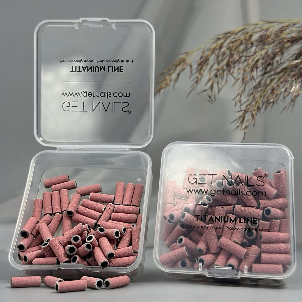 Titanium Slim Sanding Band Long Life Pink #100, 100 pcs. | Sanding Rolls