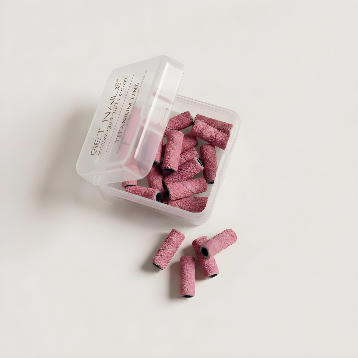 Titanium Slim Sanding Band Long Life Pink #100, 20 pcs. | Sanding Rolls