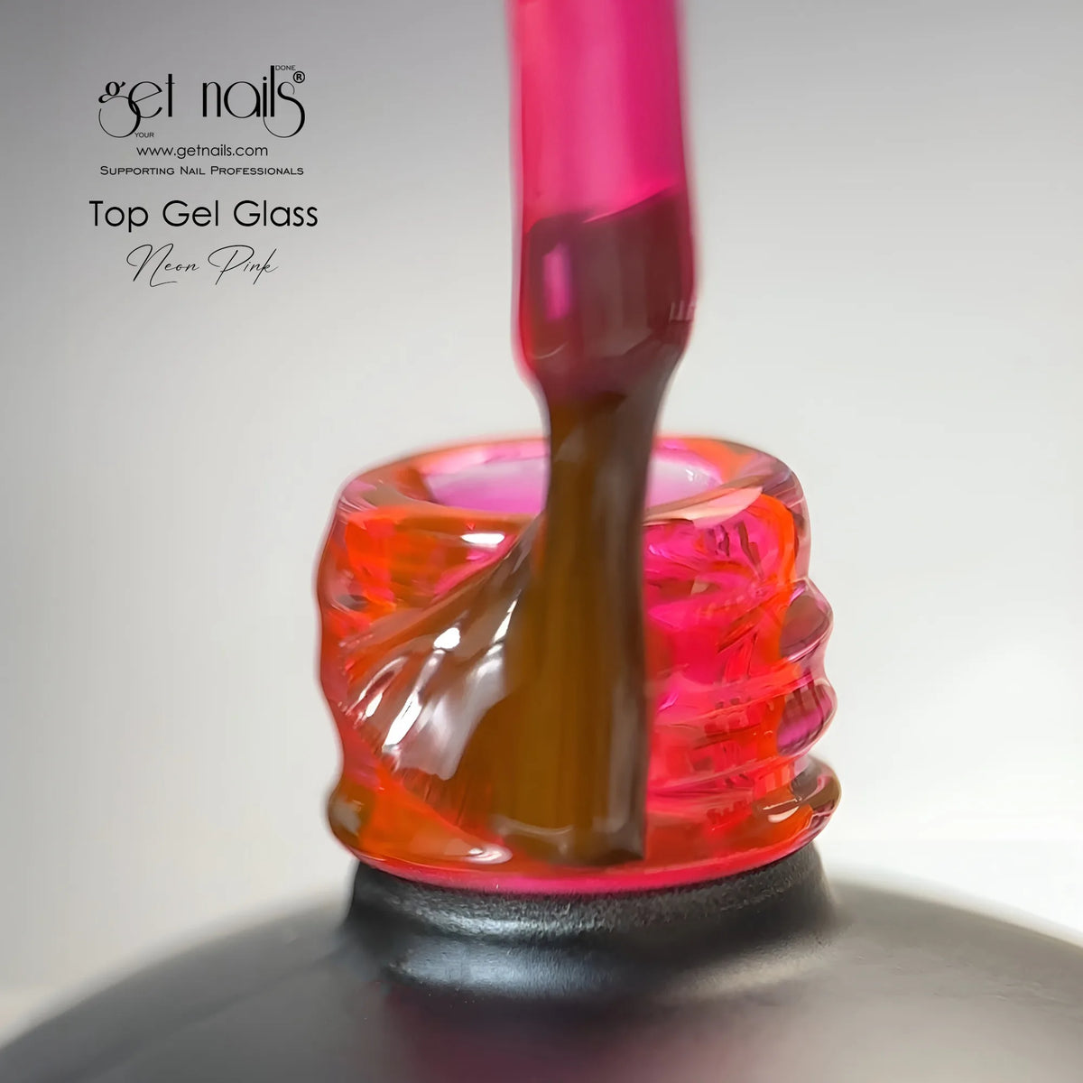 Top Gel Glass Neon Pink