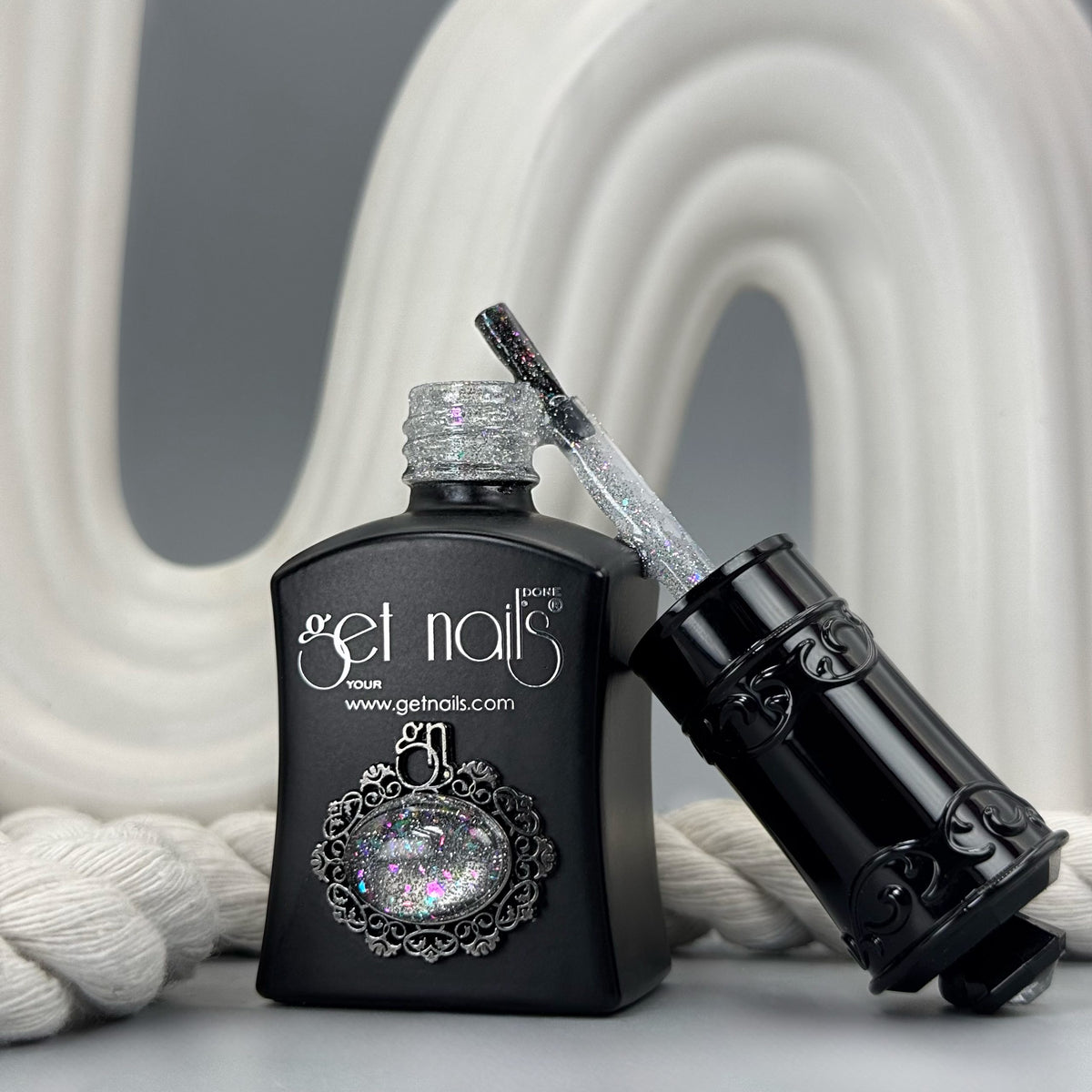 Top Gel Glitter EF Silver Hologram