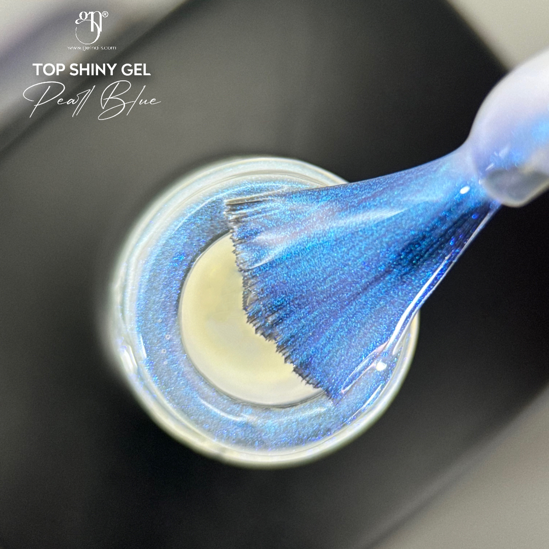 Top Shiny Gel Pearl Blue
