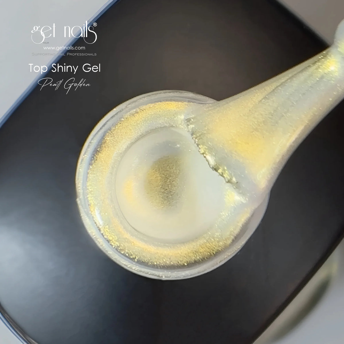 Top Shiny Gel Pearl Golden