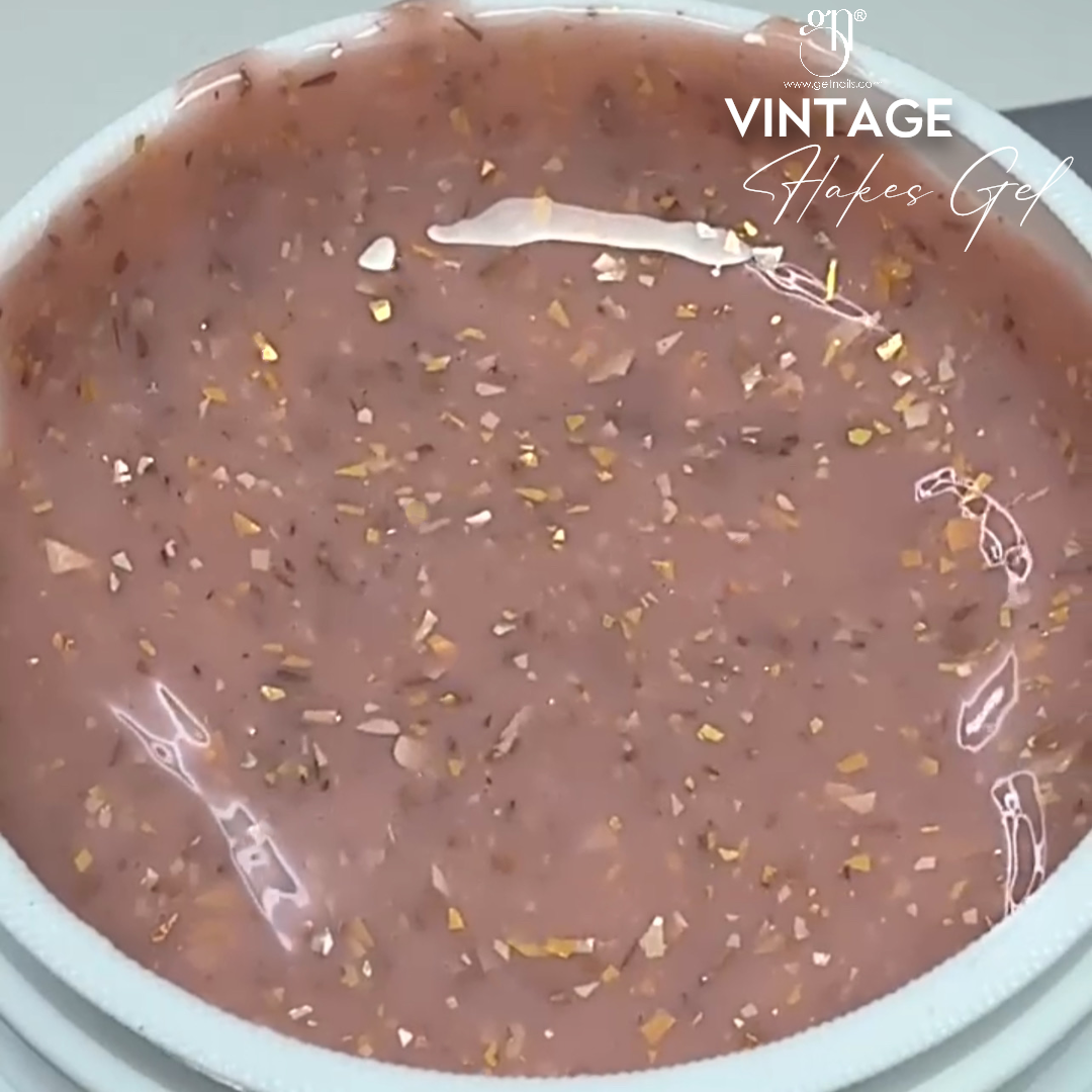 Vintage Flakes Gel | Gel Constructie Autonivelant HEMA Free
