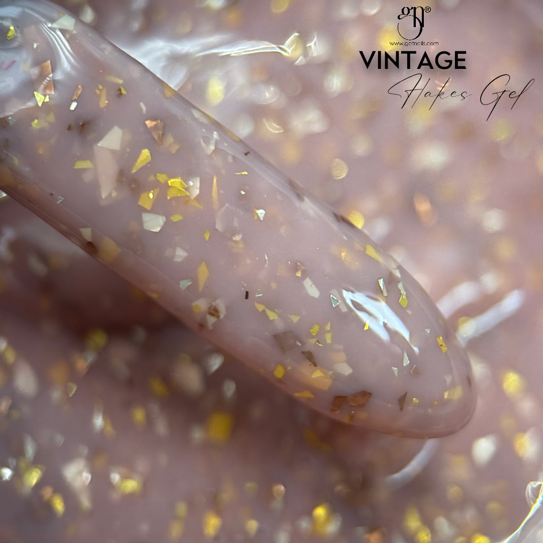 Vintage Flakes Gel | Gel Constructie Autonivelant HEMA Free