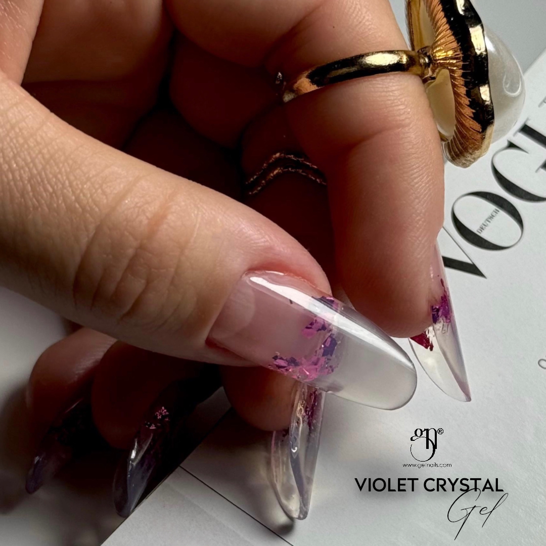 Violet Crystal Gel Sample