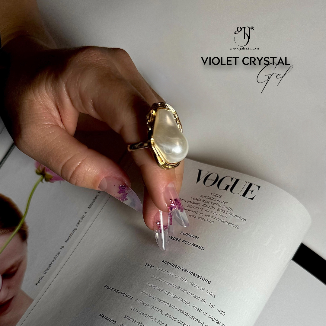 Violet Crystal Gel Sample