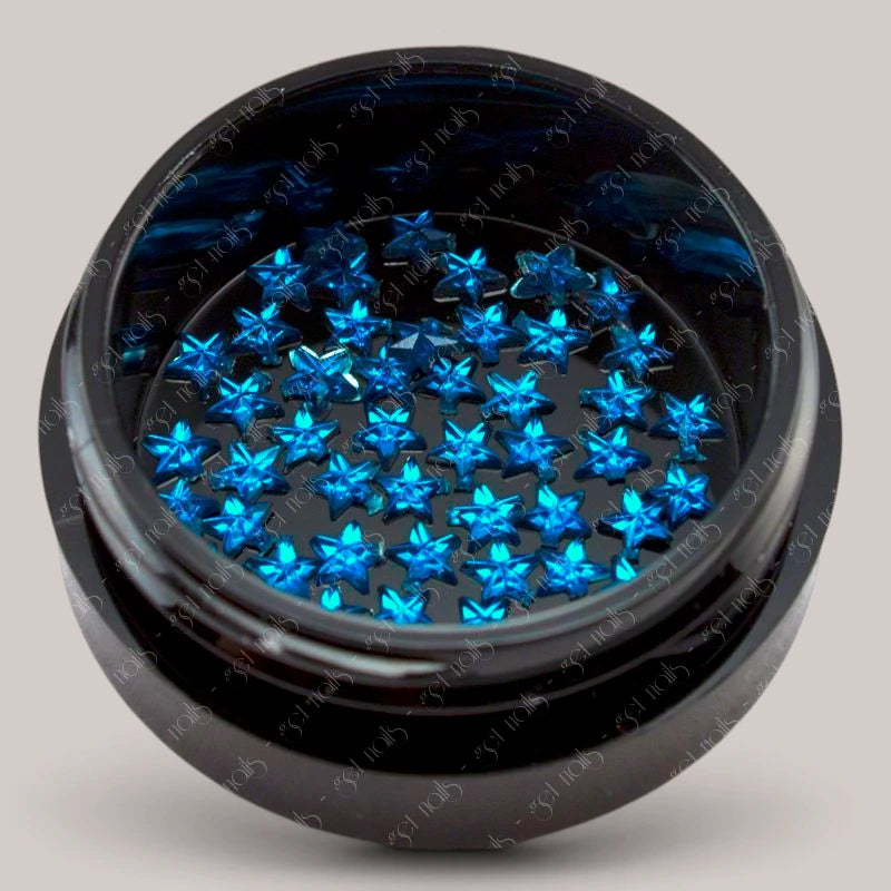 Strasuri Stelute 3mm - Light Blue, 50 buc.