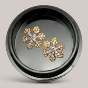 Snowflake 2 Gold Stras, 2 buc.