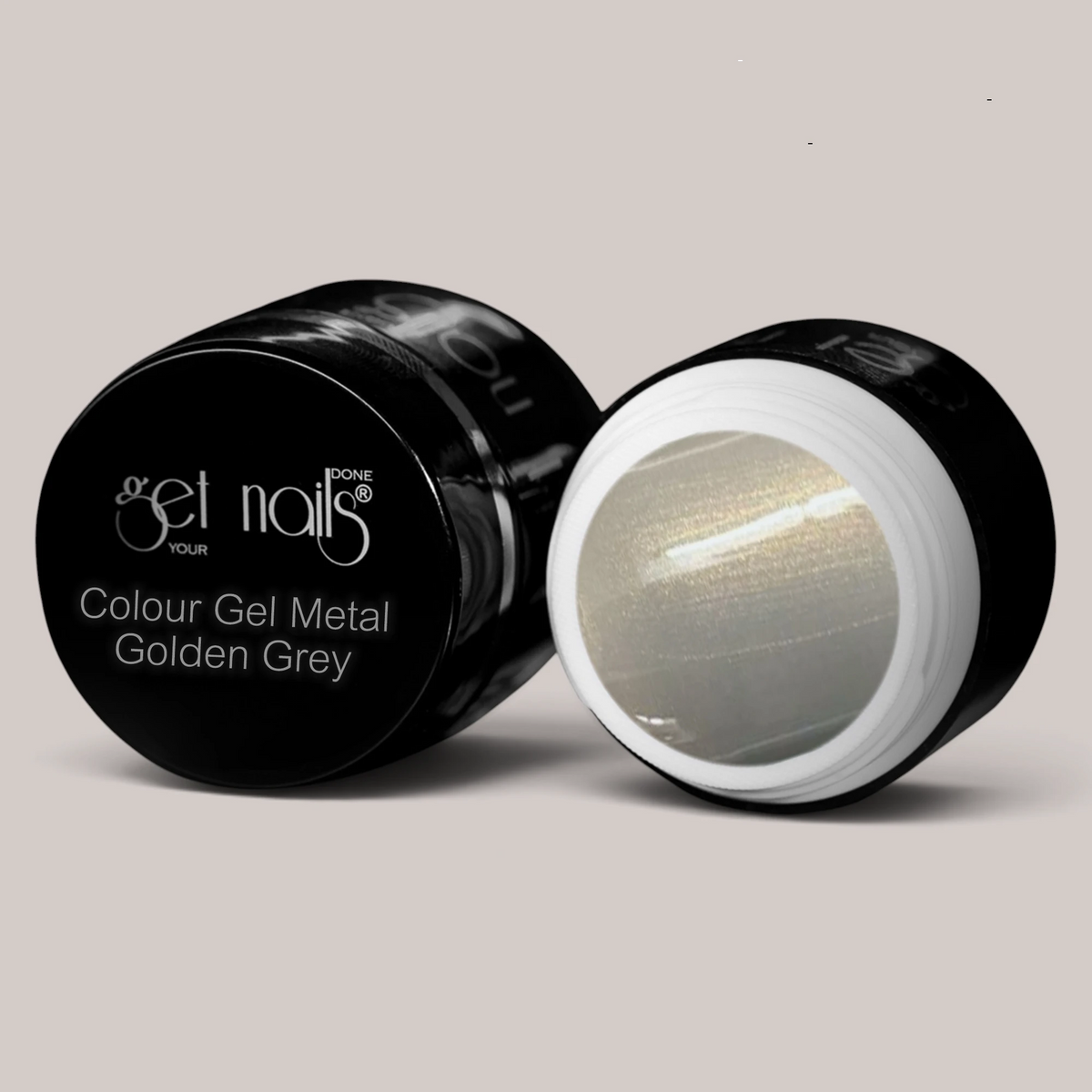 Colour Gel Metal Golden Grey | Gel Colorat UV/LED