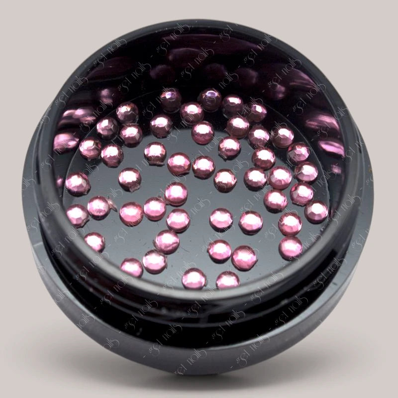 Strasuri Rotund 2mm - Rose, 50 buc.