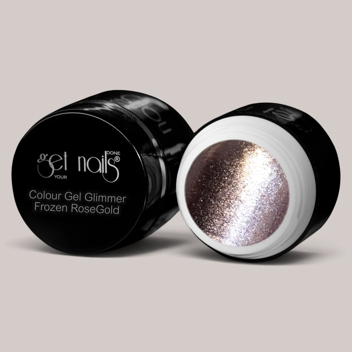 Colour Gel Glimmer Frozen RoseGold | Gel Colorat UV/LED