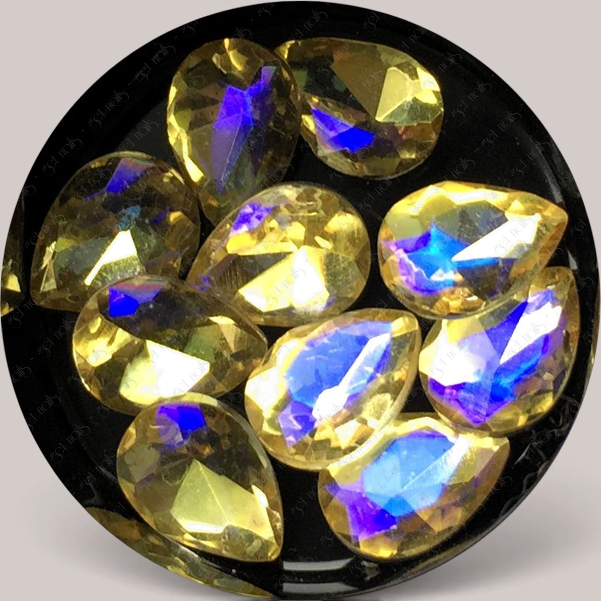 Crystal Bling Gold, 10 buc.