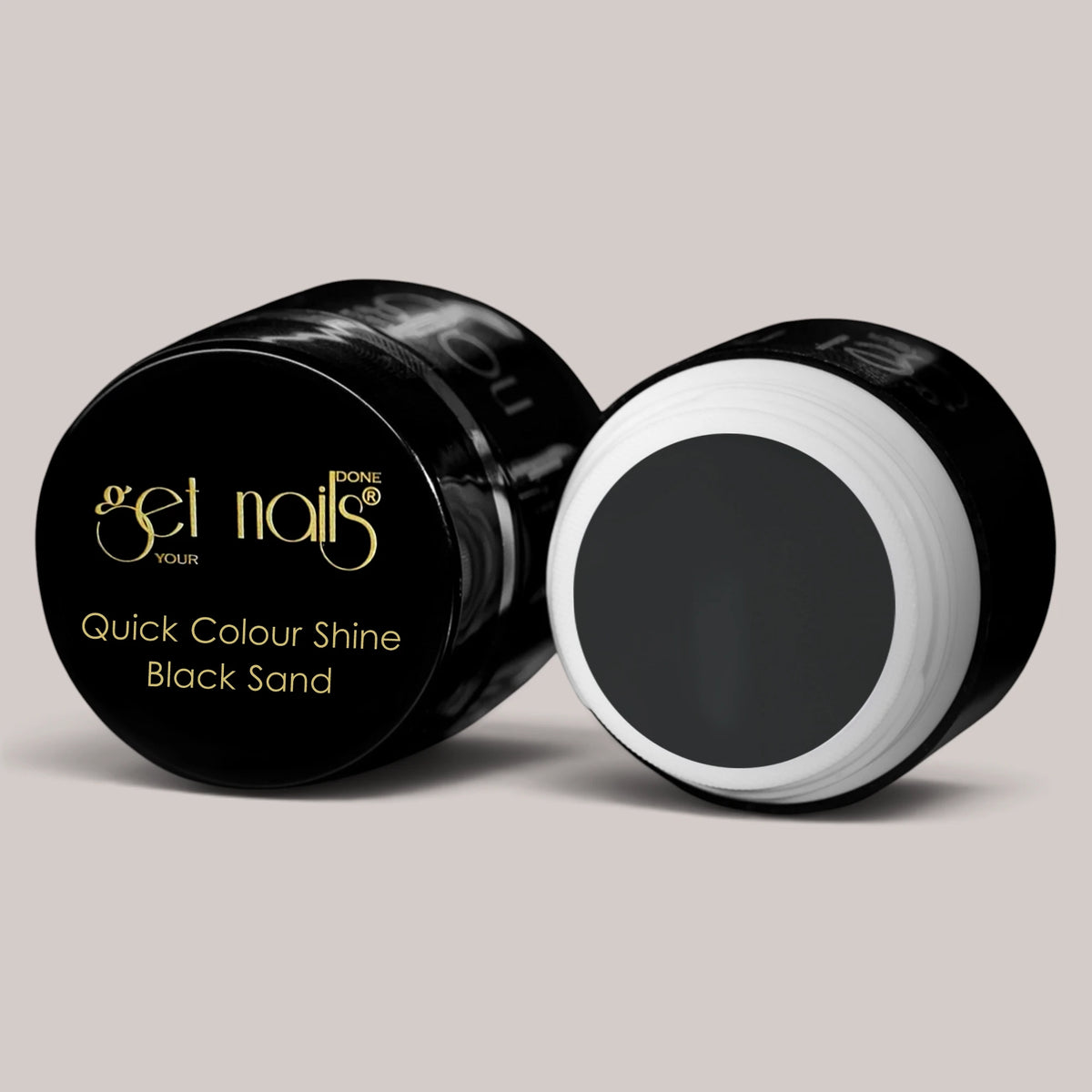 Quick Colour Shine Black Sand | Gel Colorat UV/LED
