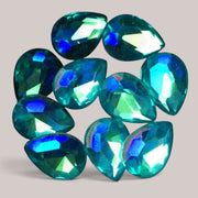 Crystal Bling Turquoise, 10 buc.